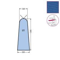 ARREDAMENTI ITALIA Foderina Telo di ricambio per Asse da Stiro 621